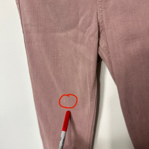 Joe’s Jeans Women’s 29 Mid Rise Skinny Mauve Pink Stretch Denim Pants Made USA - Picture 13 of 14